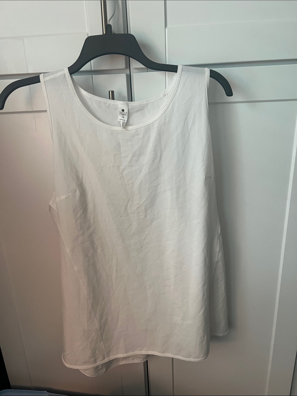 Yogalicious White Scoop Neck Tank